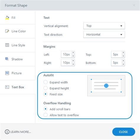 text autofit in storyline 360